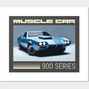 Retro Concept Car Muscle Car Car Lover Posters and Art